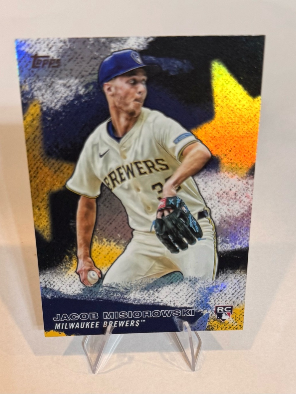 2026 Topps Series-1 # Stars of MlB # SMLB -25  Brewers Jacob  Misiorowski RC
